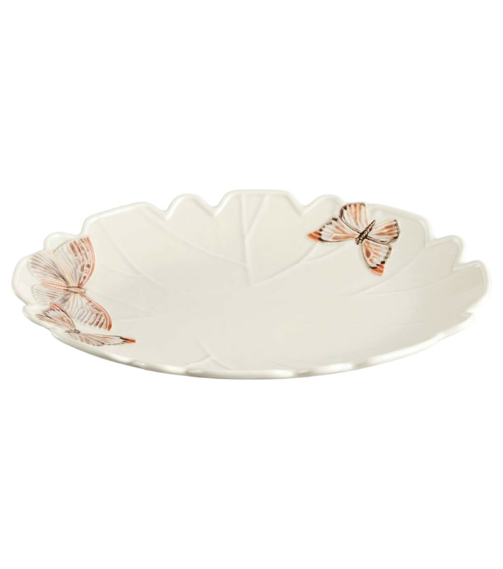 Photo: Bordallo Pinheiro Cloudy Butterflies oval platter by Claudia Schiffer