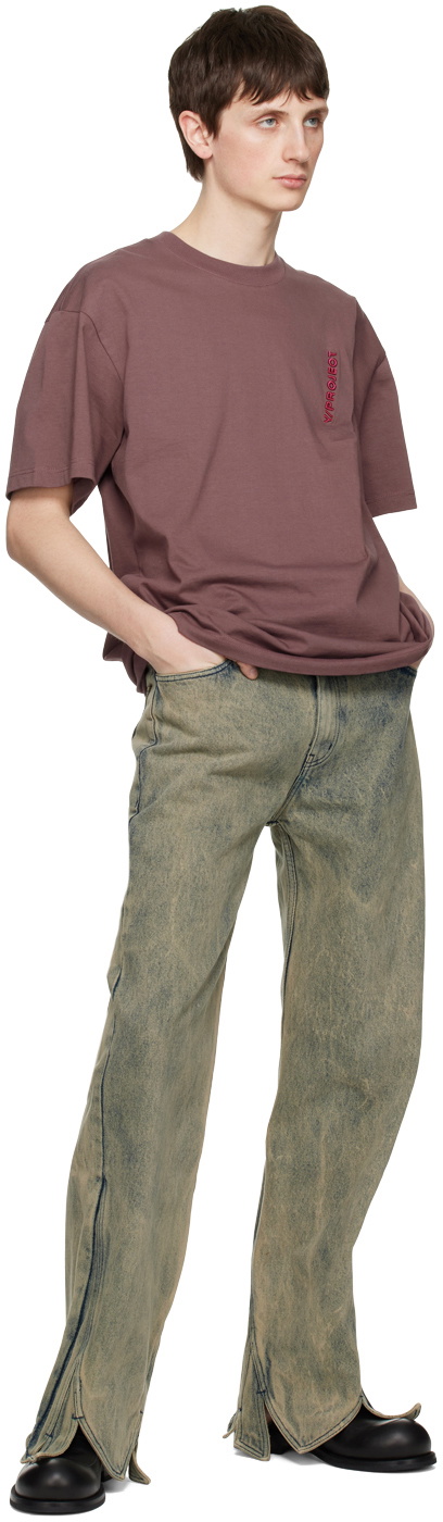 Y/Project Purple Pinched T-Shirt Y/Project