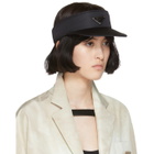 Prada Black Nylon Visor