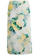 Meryll Rogge Floral-print Satin Midi Skirt Multi Print