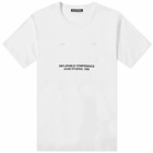 Acne Studios Enrik Inflate Oversized Face T-Shirt in Optic White