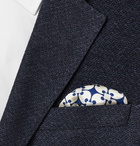 Turnbull & Asser - Printed Silk-Twill Pocket Square - Blue