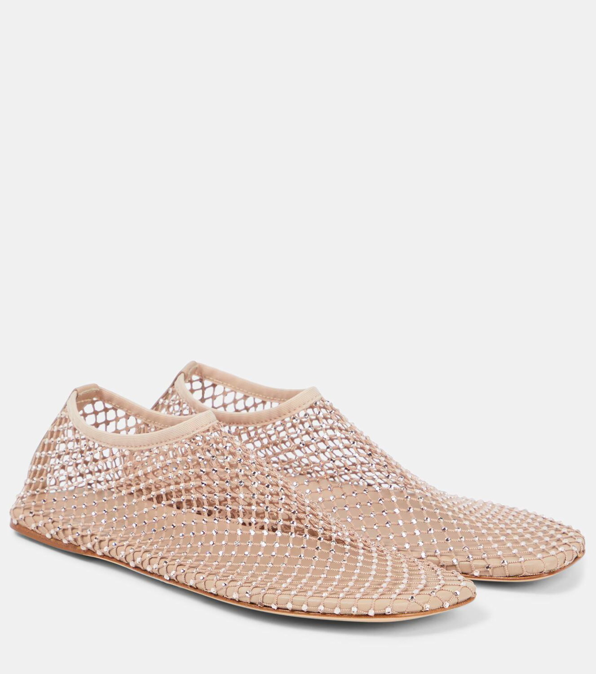 Christopher Esber Minette crystal embellished flats Christopher Esber