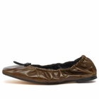 Cecilie Bahnsen Women's Orbella Ballerina Shoe in Olive