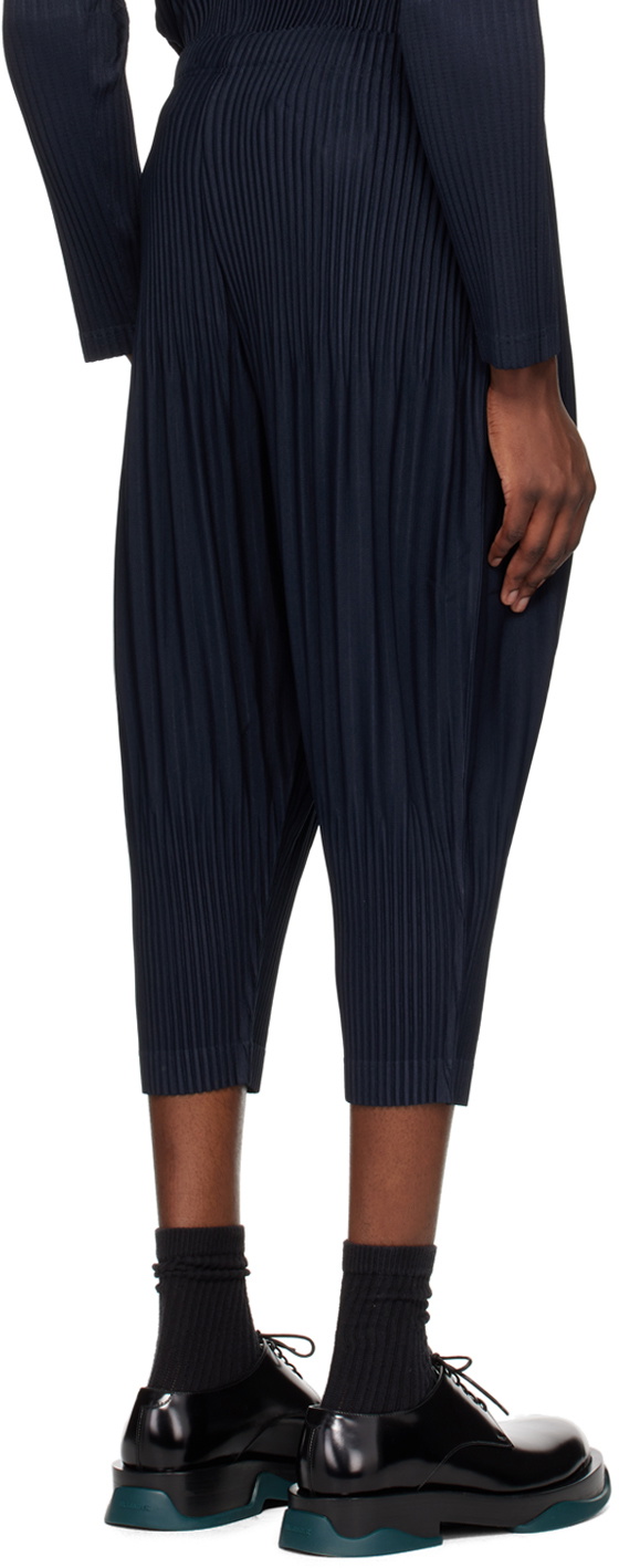 HOMME PLISSÉ ISSEY MIYAKE Navy Basics Trousers Homme Plisse Issey