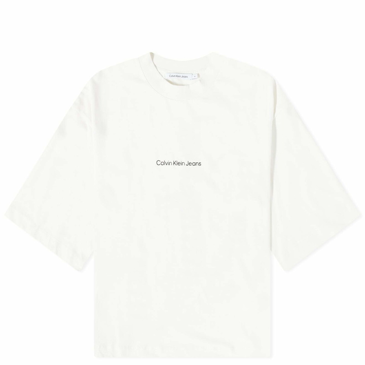 Photo: Calvin Klein Women's Oversized T-Shirt in Ivory