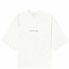 Calvin Klein Women's Oversized T-Shirt in Ivory