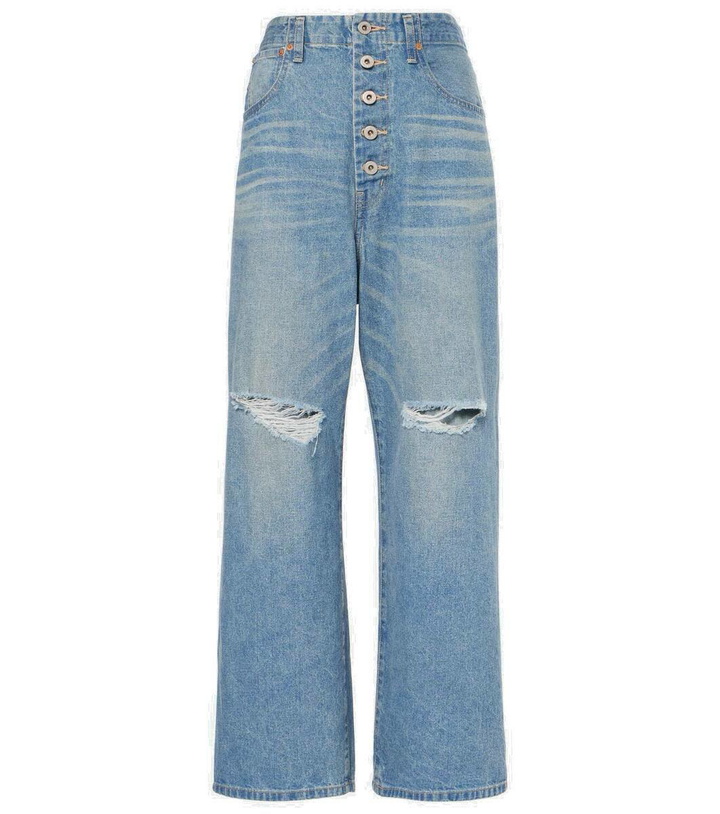 Photo: Junya Watanabe Cutout wide-leg jeans
