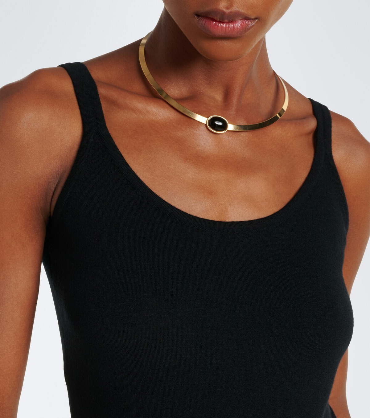 Max Mara Knitted wool-blend tank top