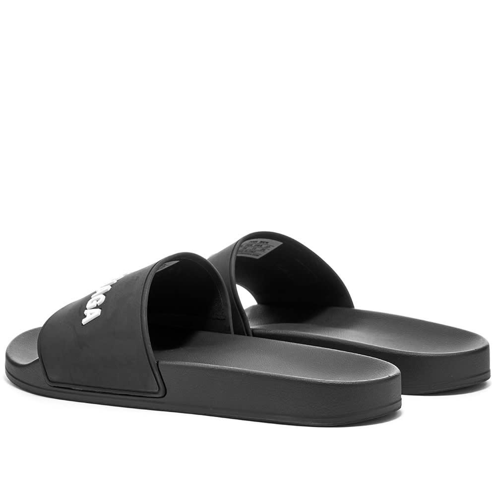 Balenciaga Logo Rubber Slide