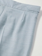 Richard James - Hepworth Slim-Fit Pleated Wool Suit Trousers - Blue