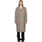 Jil Sander Multicolor Check Wool Raffaello Coat