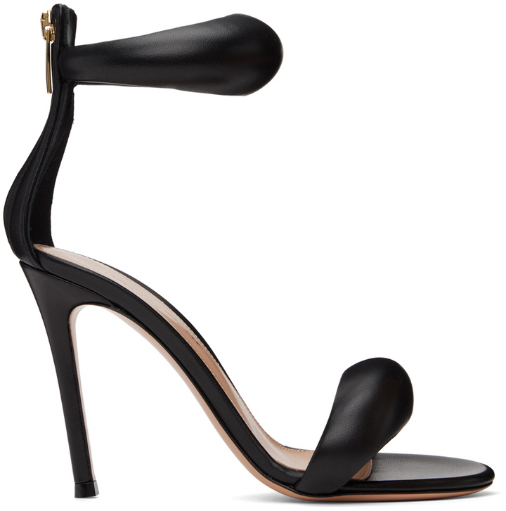 Photo: Gianvito Rossi Black Bijoux Heeled Sandals