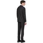 Ermenegildo Zegna Grey Wool Check Milano Easy Suit