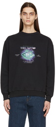 Han Kjobenhavn Black Galaxy Artwork Crewneck Sweatshirt