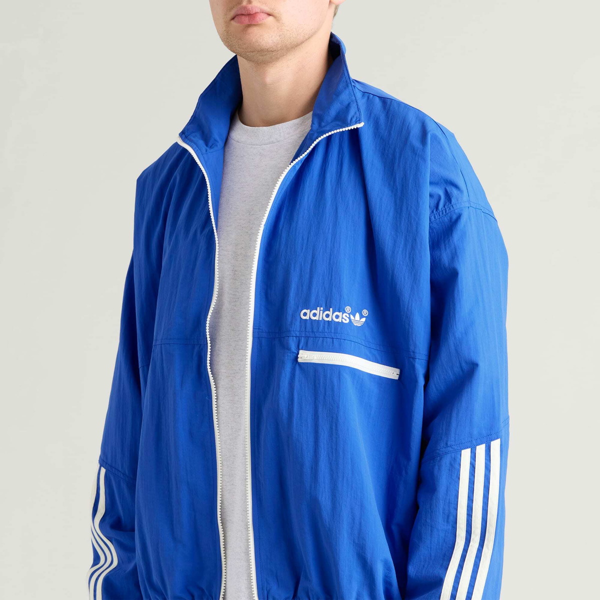 Adidas Men's Firebird Jacket in Blue