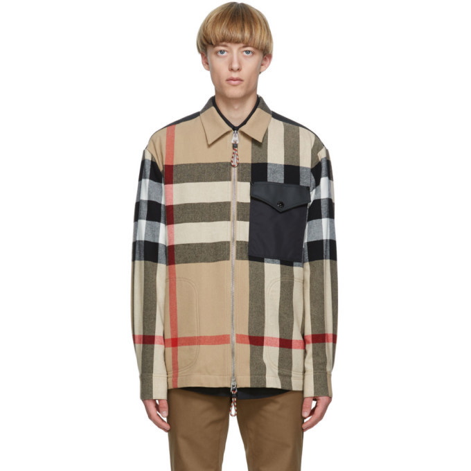 Photo: Burberry Beige Check Hatcher Shirt