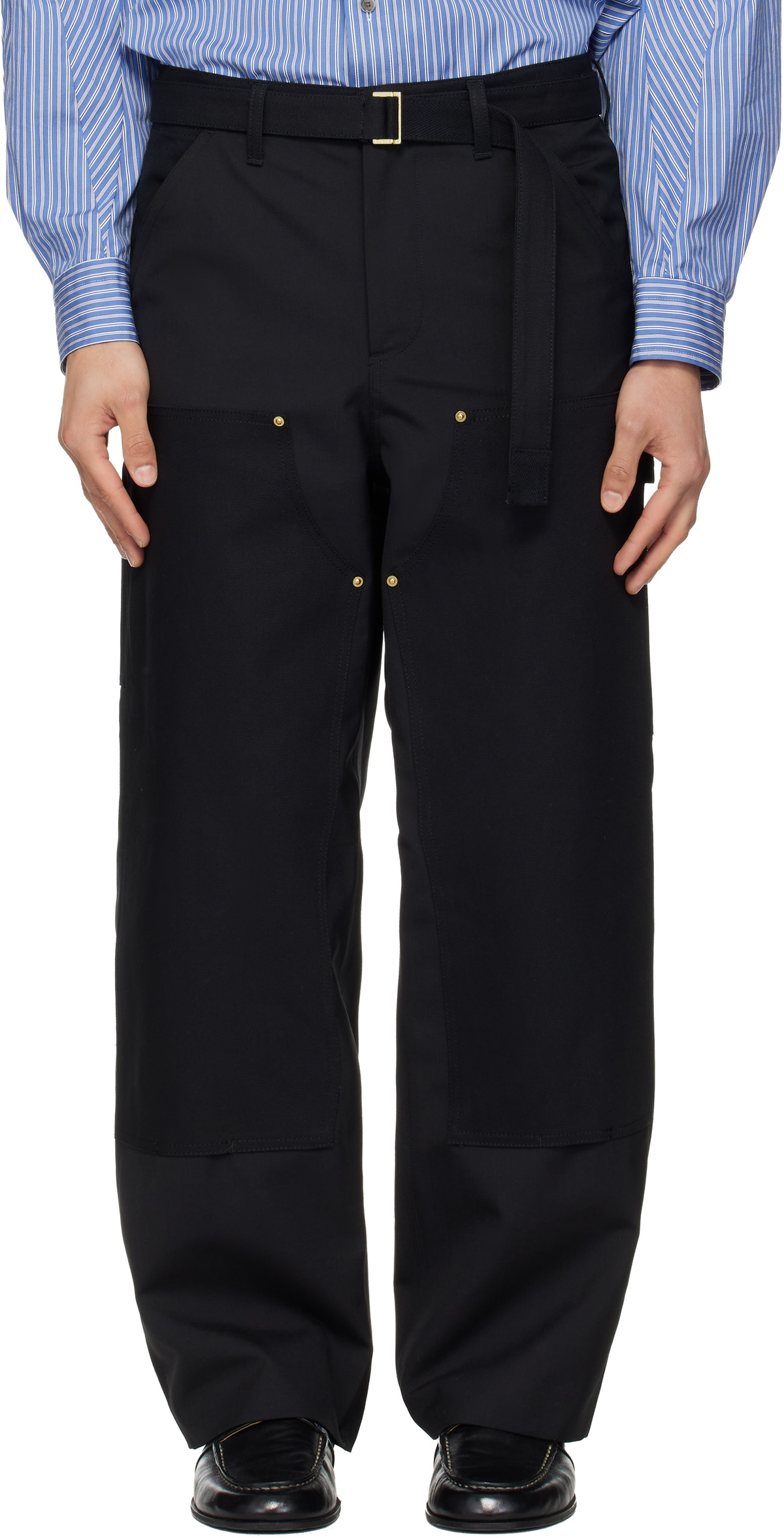 sacai Black Carhartt WIP Edition Duck Trousers Sacai