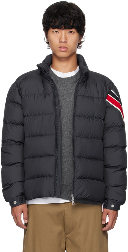 Photo: Moncler Navy Solayan Down Jacket