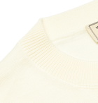 Maison Kitsuné - Logo-Intarsia Merino Wool Sweater - Neutrals