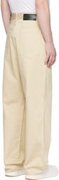 AMI Alexandre Mattiussi Beige Alex Trousers