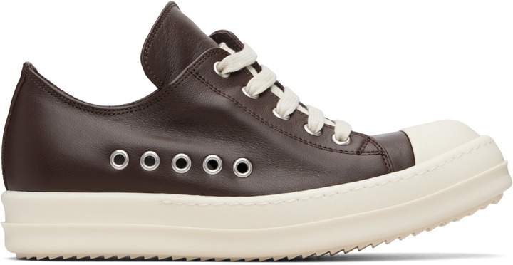 Photo: Rick Owens Brown Temple Extreme Low Sneakers