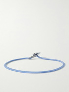 Miansai - Metric Rope and Silver Bracelet - Blue