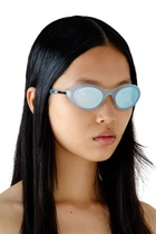 Diesel Wrap-around shape sunglasses - Sunglasses - Unisex - Blue