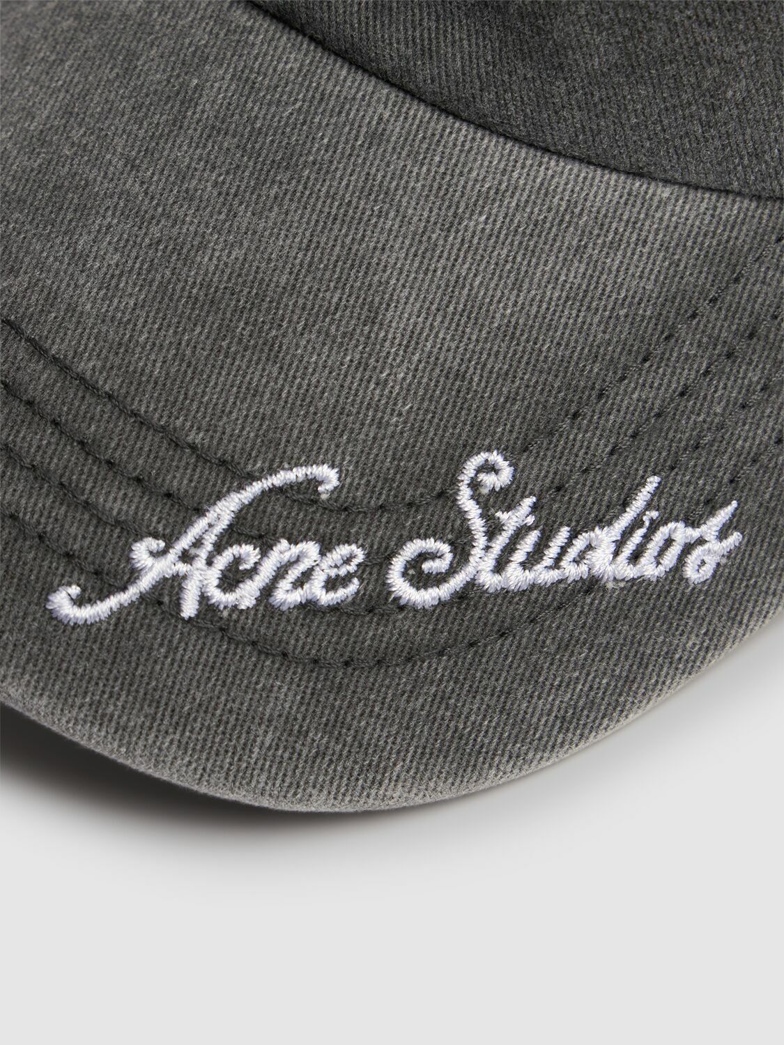 ACNE STUDIOS Carliy Logo Cotton Cap Acne Studios
