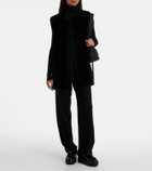 Roger Vivier Viv' Up shearling and patent leather sneakers