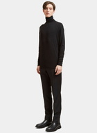 Aiezen Silk and Cashmere-Blend Fine-Knit Turtleneck Sweater