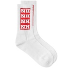 Neighborhood NH Sock in White