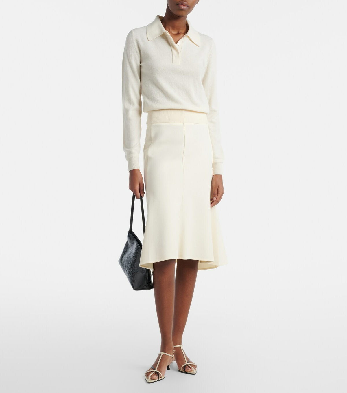 Jil Sander High-rise midi skirt