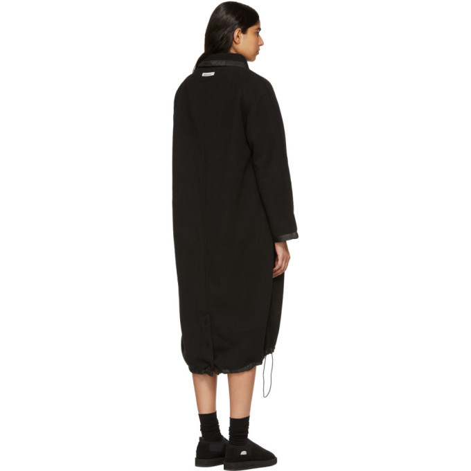 ADER error Black Oversized Cozy One-Piece Dress ADER error