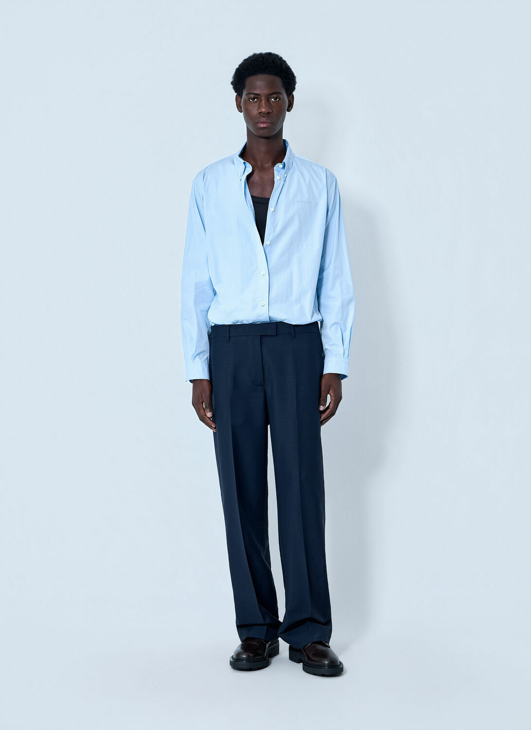 Miu Miu Cotton Poplin Button-Down Shirt