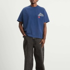 God Made Men's GM Logo Wrapped T-Shirt in Washed Blue