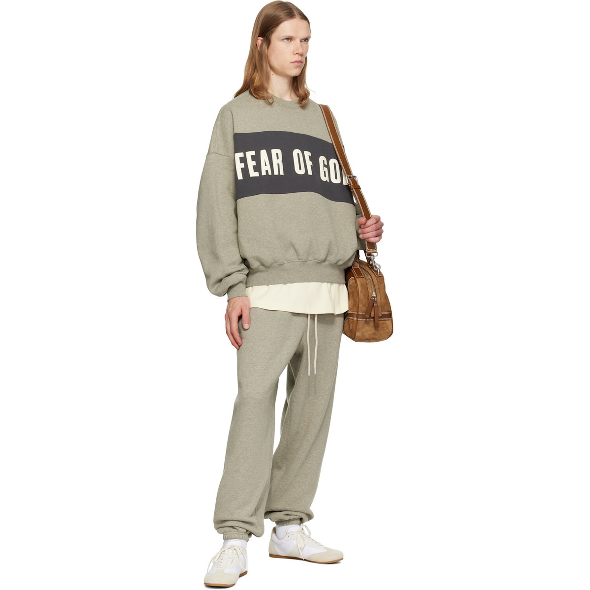 Fear of God ESSENTIALS Gray Classic Fleece Sweatpants