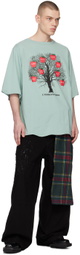 Undercoverism Green Printed T-Shirt