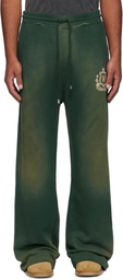 AMIRI Green 'MA' Crest Sweatpants