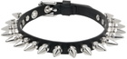 Moschino Black Spiked Choker