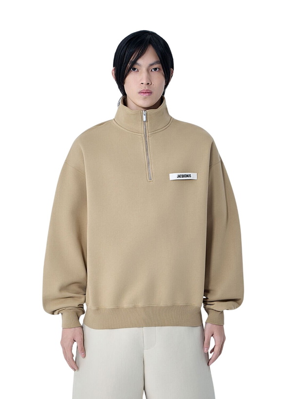 Photo: Jacquemus Le Camionneur Gros Grain Zip Sweatshirt