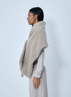 Max Mara Fringed Wool Scarf