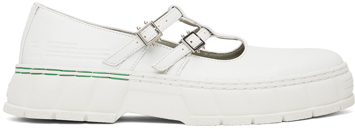 Photo: Virón White 2001 Apple Mary Jane Loafers