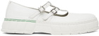 Virón White 2001 Apple Mary Jane Loafers
