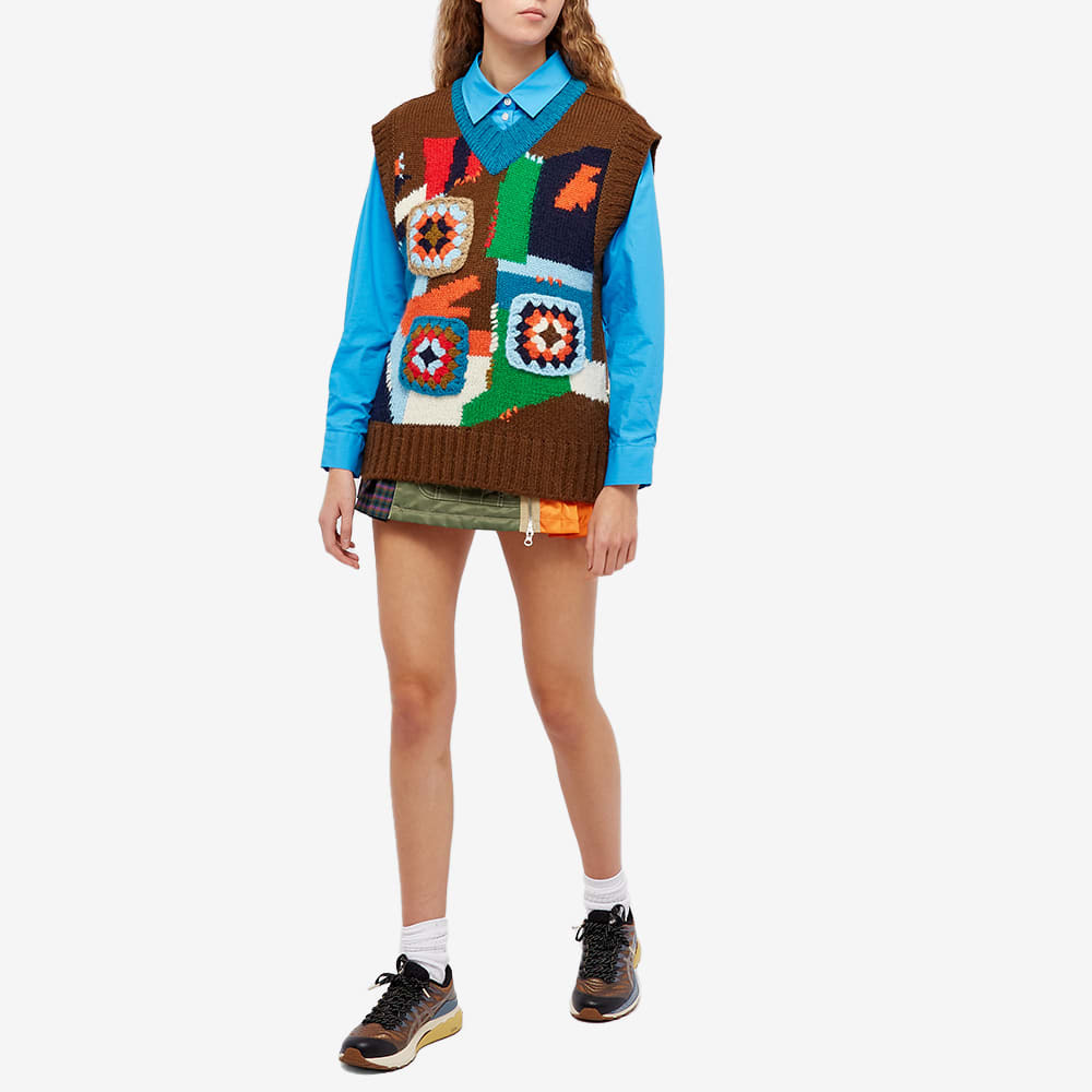 トップス ANDERSSON BELL * SUSTAINABLE KNIT VEST Green Hairy Wave Vest by Andersson Bell on Sale