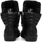 Rick Owens Black Tower Jumbolace Geobasket Sneakers