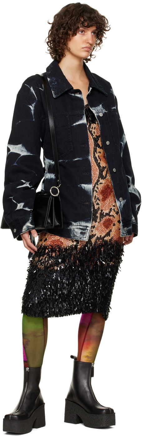 dries van noten leather platform ankle boots