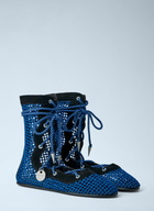 Kiko Kostadinov Reticella Lace Up Boot