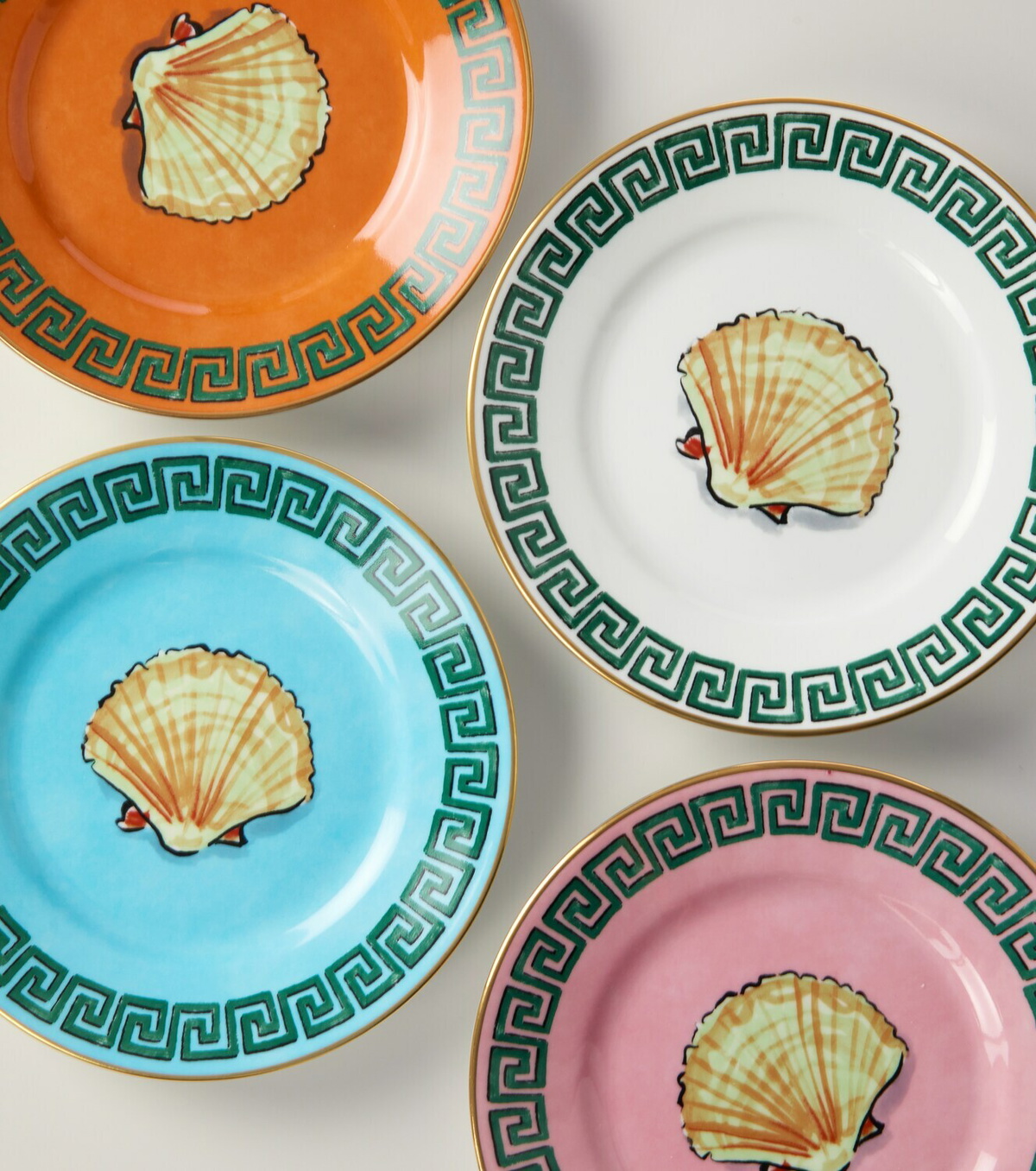 Ginori 1735 Il Viaggio Di Nettuno set of 4 bread plates
