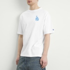New Era Men's MLB World Series Dodgers T-Shirt in White